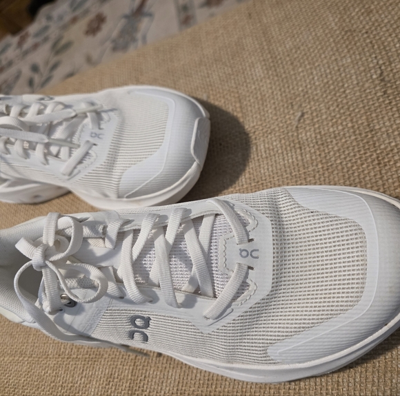 Like New, Barely Worn, On Running Cloudnova White Sneakers - Picture 2 of 6